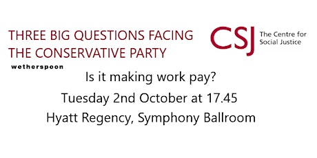 The Conservative Party: Is it making work pay? primary image