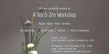 Tea & Zen Workshop and Lecture primary image