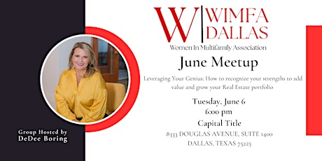 Women in Multifamily Association-Dallas Meetup