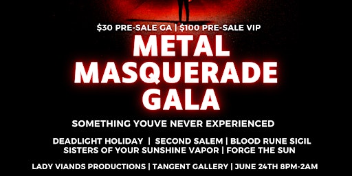 The Metal Masquerade Gala primary image
