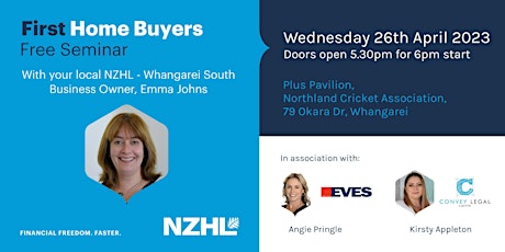 First Home Buyers Seminar  - Whangarei South 26th April 2023 primary image