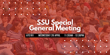 SSU Special General Meeting primary image