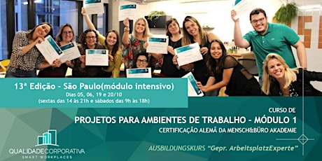 Imagem principal do evento CURSO DE PROJETOS PARA AMBIENTES DE TRABALHO - 13ª Ed. SÃO PAULO