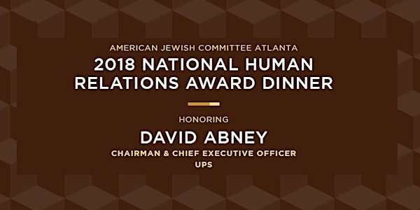 AJC Atlanta's 2018 National Human Relations Award Dinner