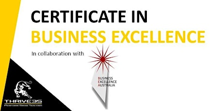Certificate in Business Excellence - Virtual