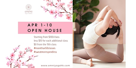 April 1-10 Open House | Yoga . Pilates . Aerial . Sound Healing
