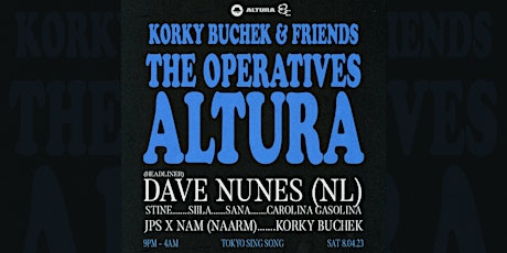 Primaire afbeelding van The Operatives and Altura present Dave Nunes (NDL)