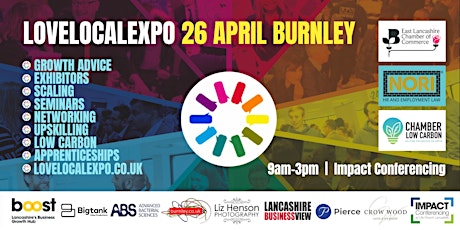 Business Expo Burnley - exhibitors, seminars & networking - lovelocalexpo primary image