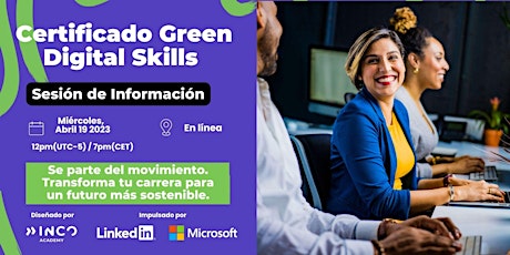 Sesión de Información de la Certificación Green Digital Skills primary image