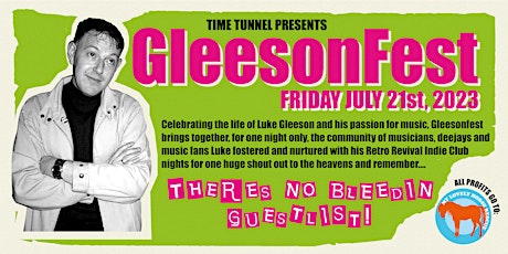 Time Tunnel Presents Gleesonfest primary image