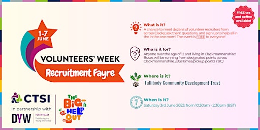 Volunteers' Week 2023: Recruitment Fayre primary image