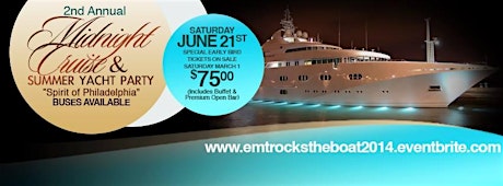 2nd ANNUAL MIDNIGHT CRUISE & SUMMER YACHT PARTY primary image