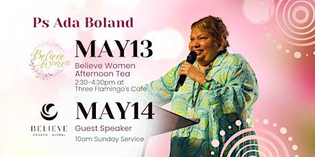 Believe Women Afternoon Tea with Ps Ada Boland primary image