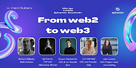 Imagem principal do evento From web2 to web3