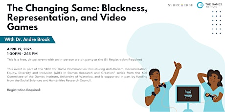 The Changing Same: Blackness, Representation, and Video Games primary image