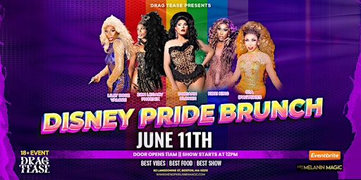 Hauptbild für Drag Tease - Disney Pride Brunch - June 11th - 11am