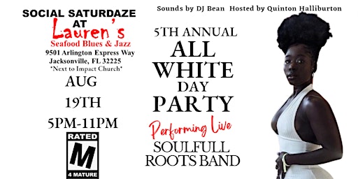 Social Saturdaze All White Day Party primary image