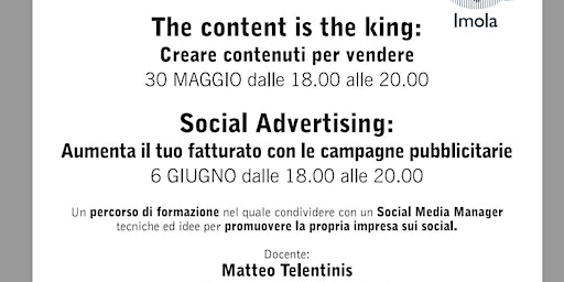 Immagine principale di The content is the king - Social Advertising 