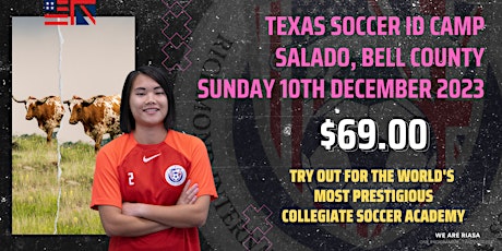 RIASA WOMEN'S TEXAS COLLEGE SOCCER ID CAMP - DECEMBER 10TH 2023 primary image