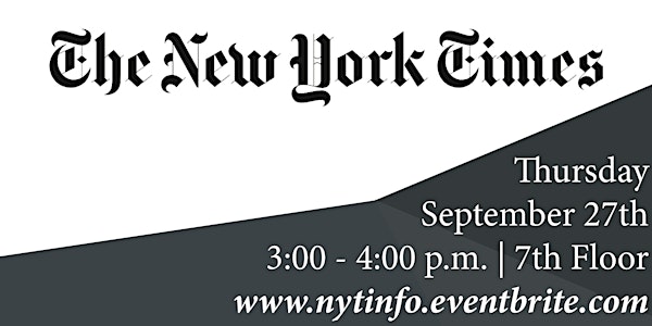 New York Times Info Session