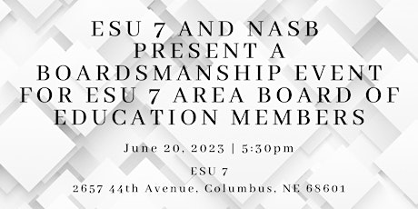 ESU 7 and NASB Boardsmanship Event