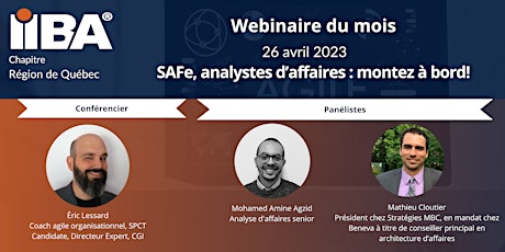 SAFe, analystes d’affaires : montez à bord! primary image