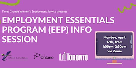 Hauptbild für Employment Essentials Program (EEP) Info Session