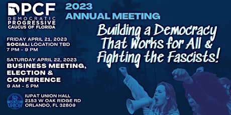 Imagen principal de 2023 DPCF Annual Meeting, Election, and Conference