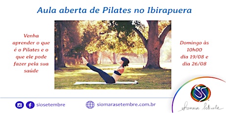 Imagem principal do evento Aula aberta de Pilates e Meditação no Parque do Ibirapuera