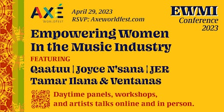 Empowering women in the music conference ONLINE PANELS primary image