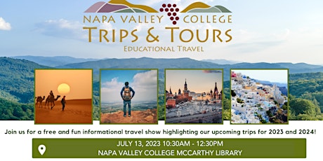 Trips and Tours Travel Show July 13, 2023