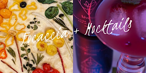 Focaccia Bread + Mocktails with Mystical Blossoms  primärbild