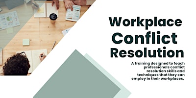 Immagine principale di Workplace Conflict Resolution- LIVE WEBINAR 