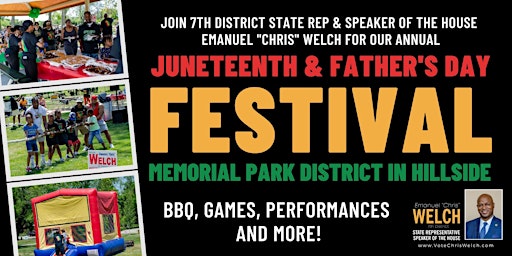 Speaker Welch's 3rd Annual Juneteenth Festival primary image