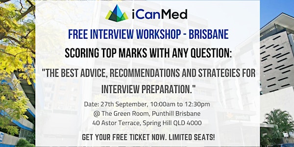 Free Bris Interview Workshop: How to Score TOP Marks with Any Medical School Interview Question