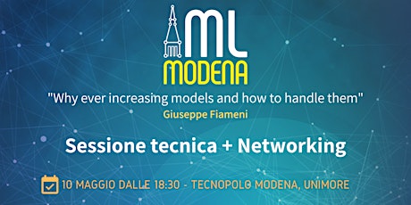 Machine Learning Modena Meetup Maggio 2023 primary image