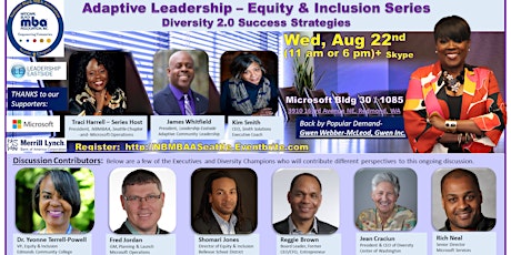 Adaptive Leadership - Equity & Inclusion Series (Diversity 2.0) - Afternoon Session  primary image