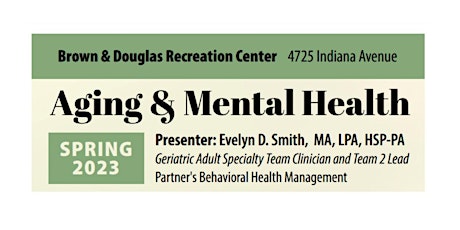 Aging & Mental Health-The Spring Edition
