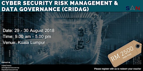 CYBER SECURITY RISK MANAGEMENT & DATA GOVERNANCE (CRIDAG) primary image