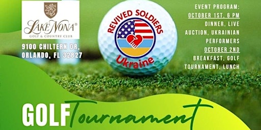 Image principale de Charity Golf Tournament at Lake Nona Club by Revived Soldiers Ukraine