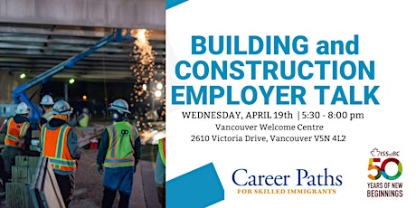 ISSofBC BUILDING AND CONSTRUCTION EMPLOYER TALK EVENT