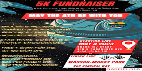 May the 4th Be With You - 5k Fundraiser primary image