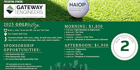 2023 NAIOP Annual Golf Outing