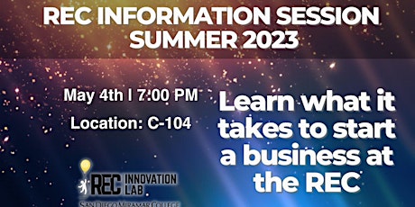 REC Innovation Lab Information Session for Summer 2023