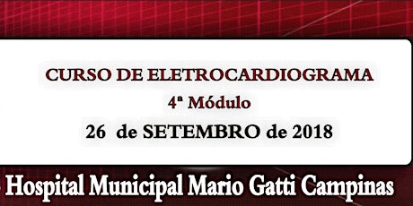 Imagem principal do evento 4º Módulo Curso Eletrocardiograma