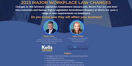 2023 Major Workplace Law Changes primary image
