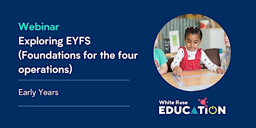 Imagem principal de Maths: Foundations for the four operations: EYFS