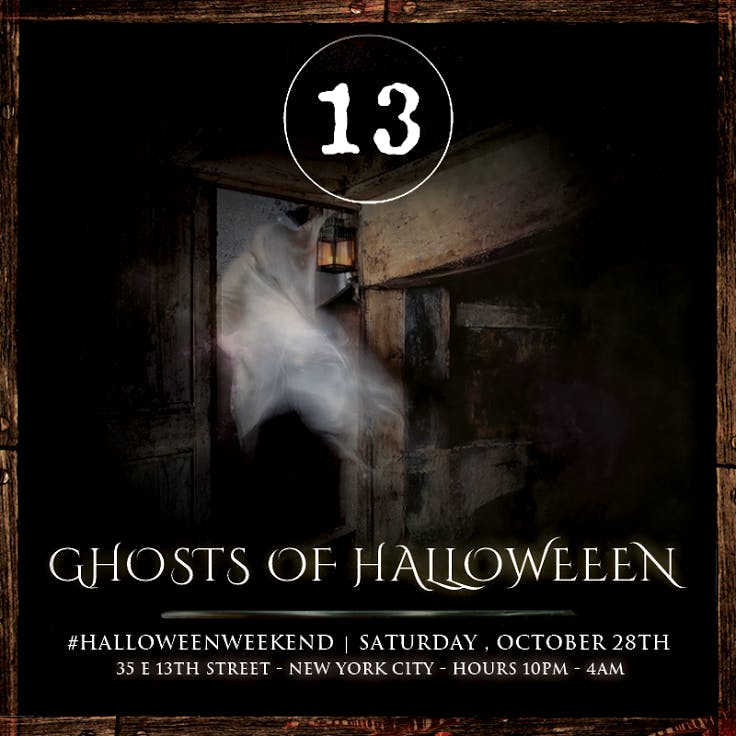 13 Ghosts of Halloween at Bar 13 (OPEN BAR 9PM-10PM)