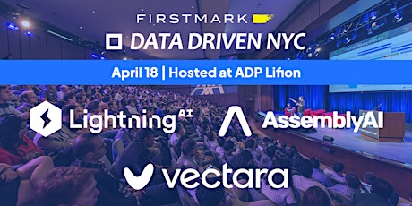Data Driven NYC with Lightning AI, AssemblyAI & Vectara