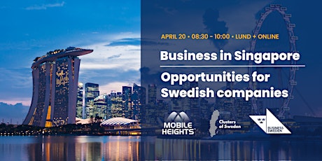 Imagem principal de Business in Singapore: Opportunities for Swedish companies